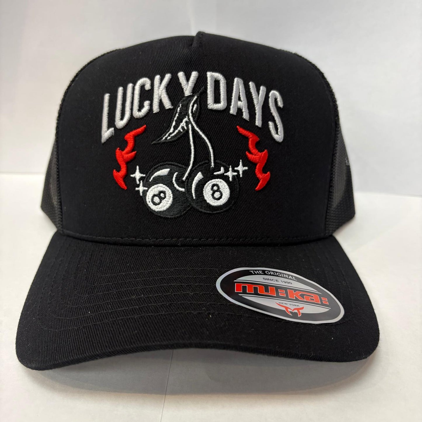 Muka Lucky Days Black Trucker Hat