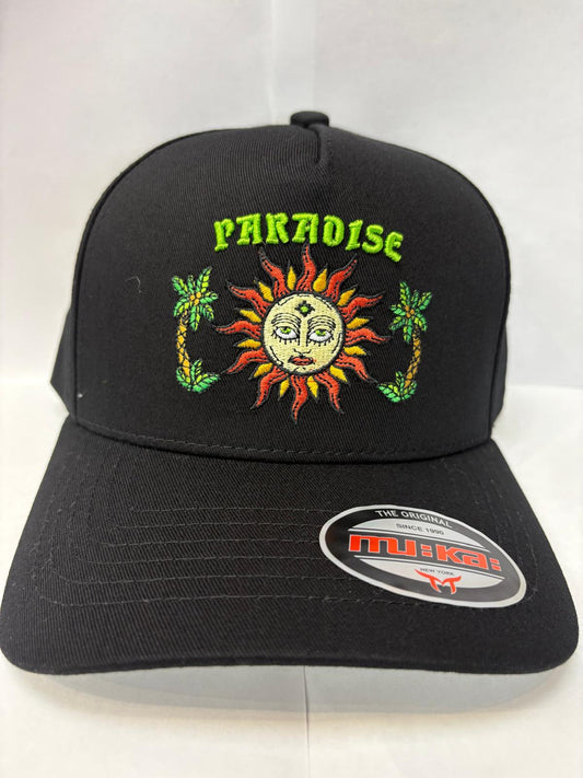 Muka Paradise Black Snap Back Hat