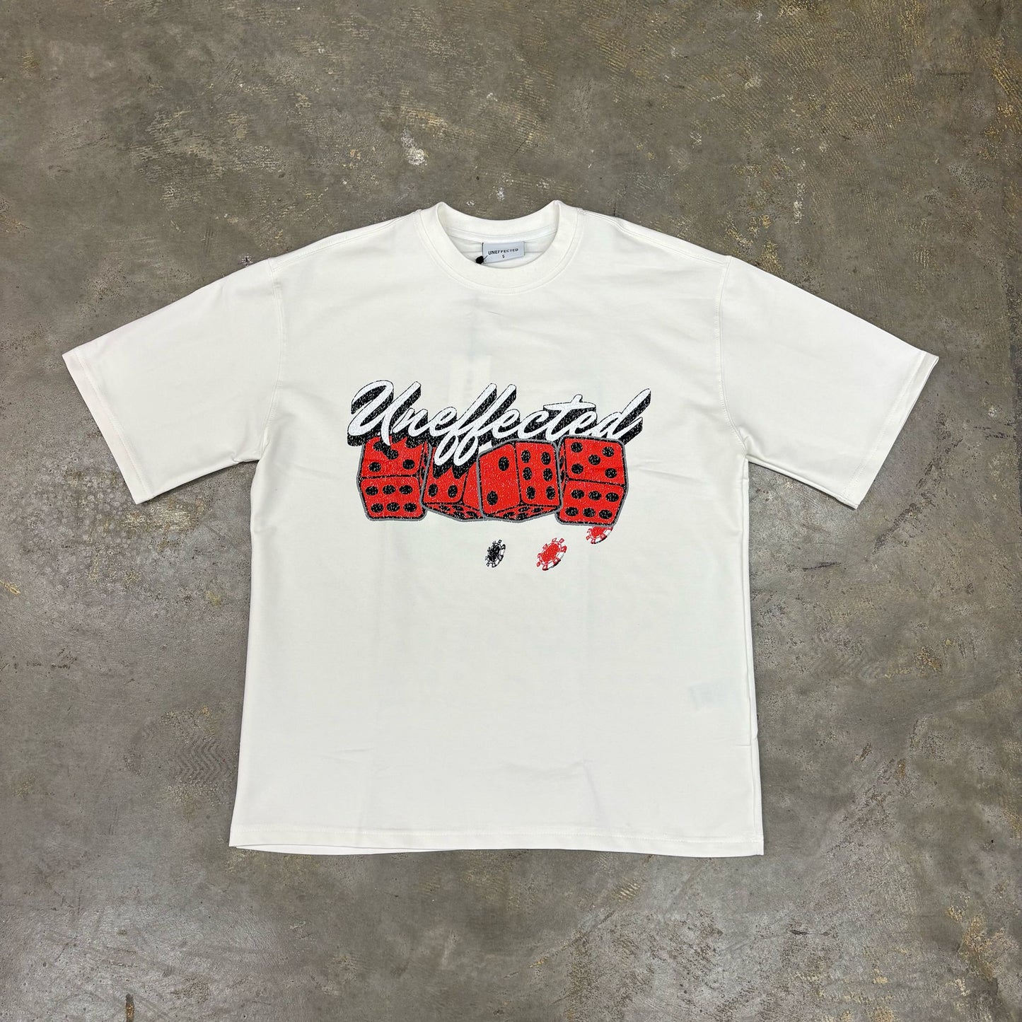 Unaffected Dice Ecru T-Shirt