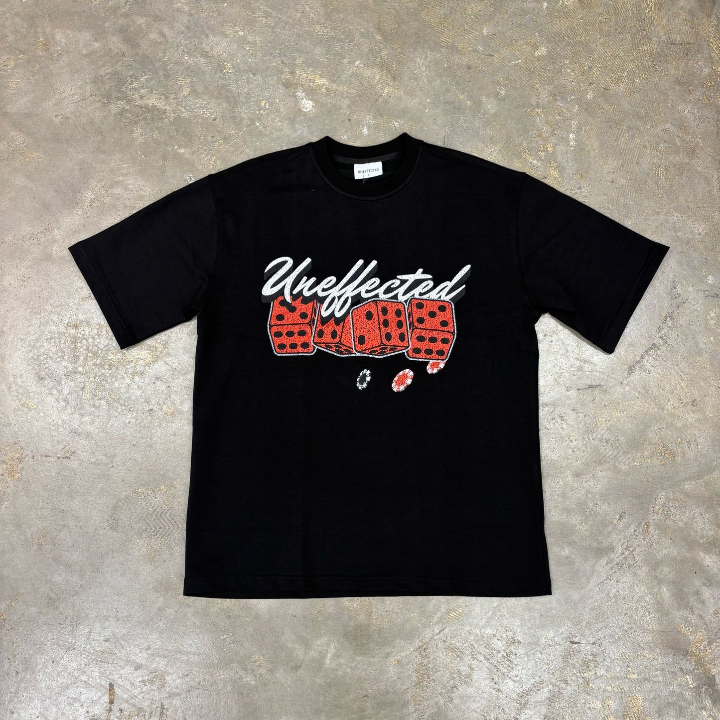 Unaffected Dice Black T-Shirt