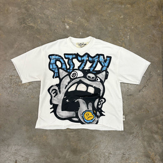 Bkys Dizzy Cropped White T-Shirt