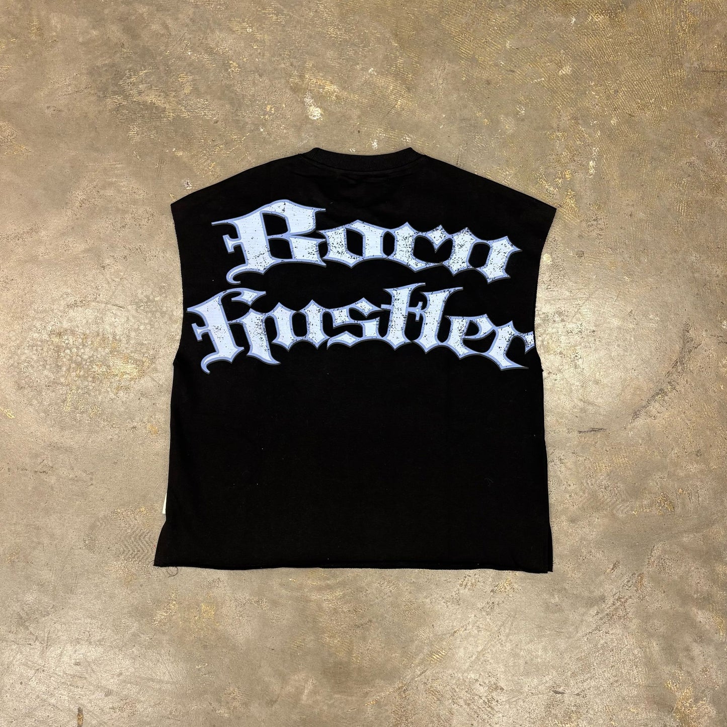 Bkys Born Hustler Black Cropped Muscle Tee