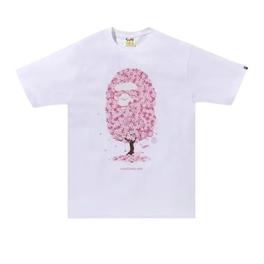 A Bathing Ape Bape " BAPE Sakura Tee (SS21) " White T-Shirt