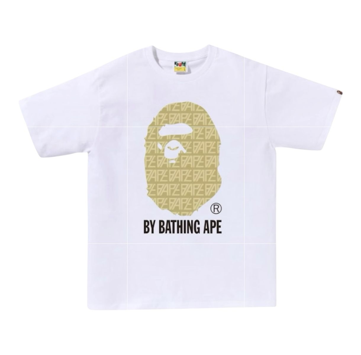 A Bathing Ape Bape " BAPE Logo Monogram " White T-Shirt