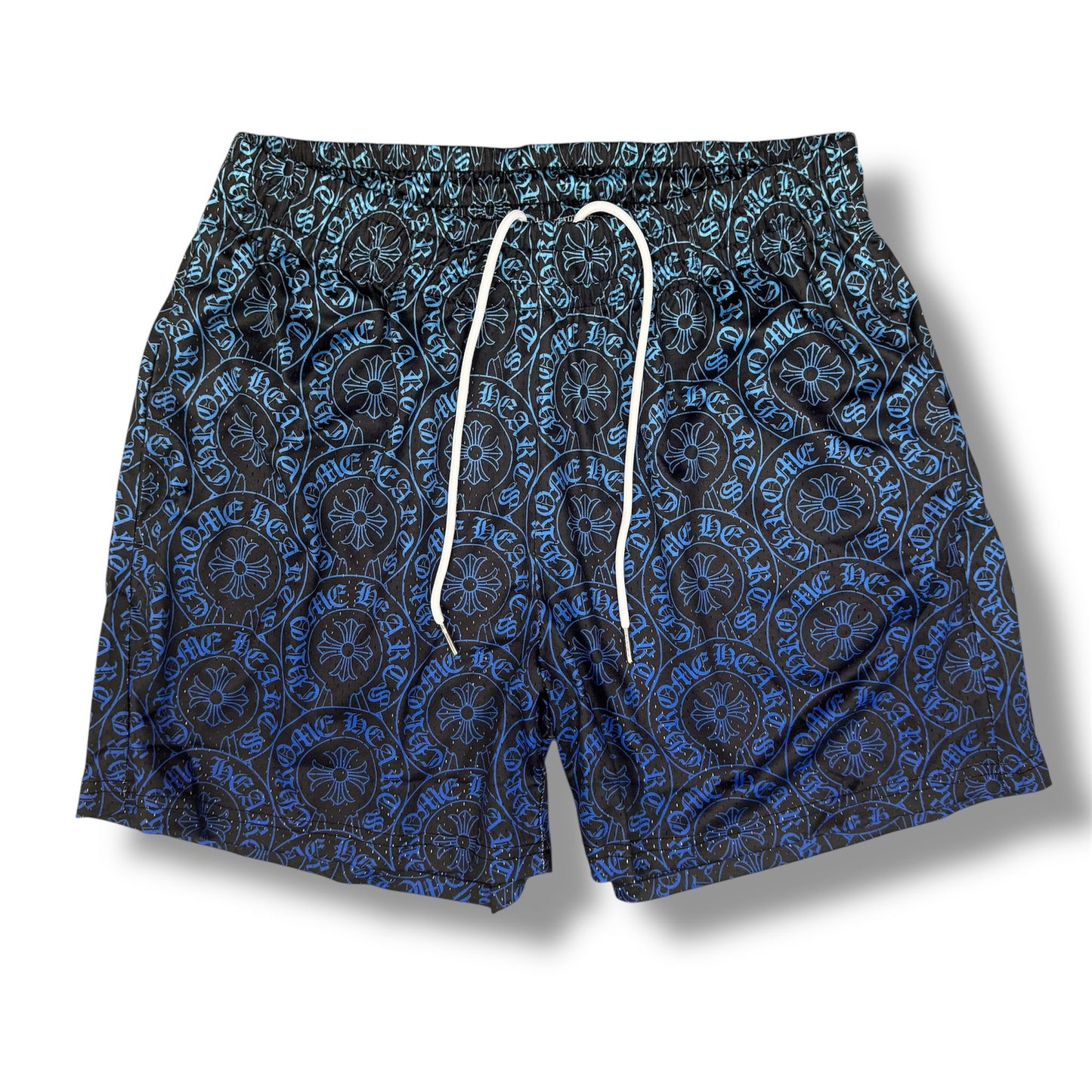 New Bara Royal Multi Blue/Black   Mesh Shorts