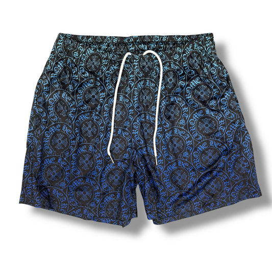 New Bara Royal Multi Blue/Black   Mesh Shorts
