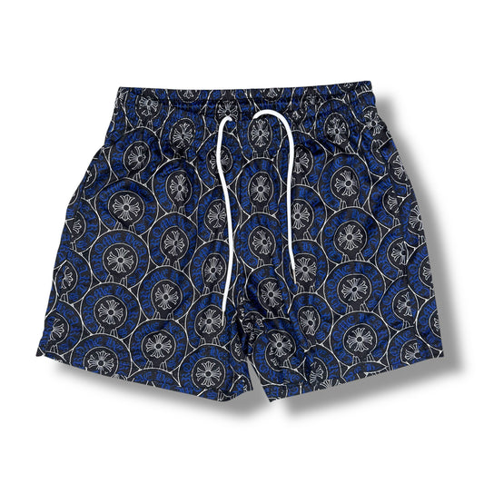 New Bara Royal Blue/Black Mesh Shorts