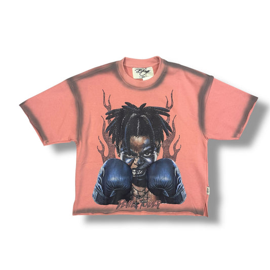 Bkys Heaven Cropped Pink T-Shirt