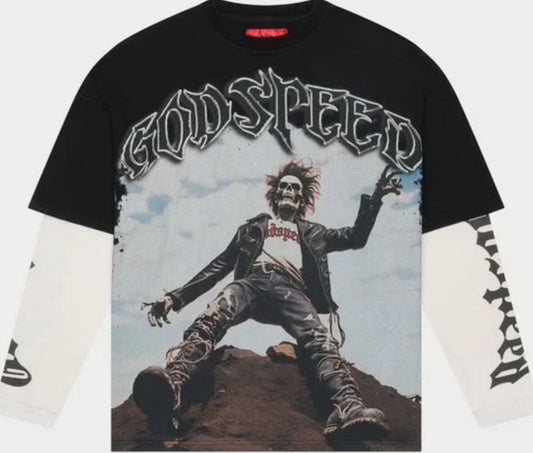 Godspeed Rocker L/S Washed Black