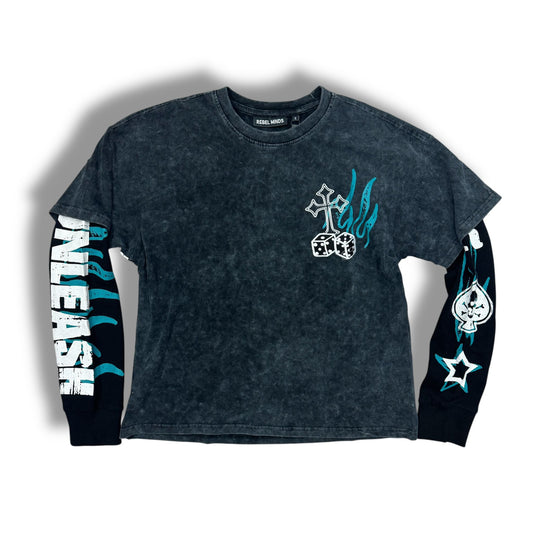 Rebel Minds Unleash Black Long Sleeve