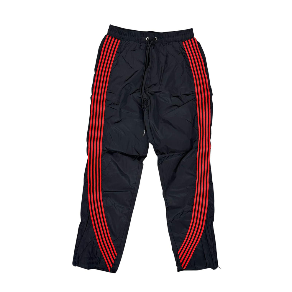 Kindred Stripe Nylon Pants Black / Red