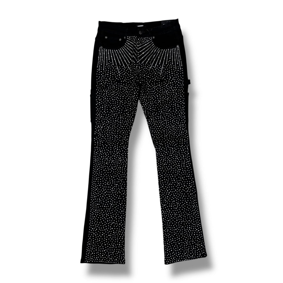 Kindred Rhinestone Denim Jeans Black