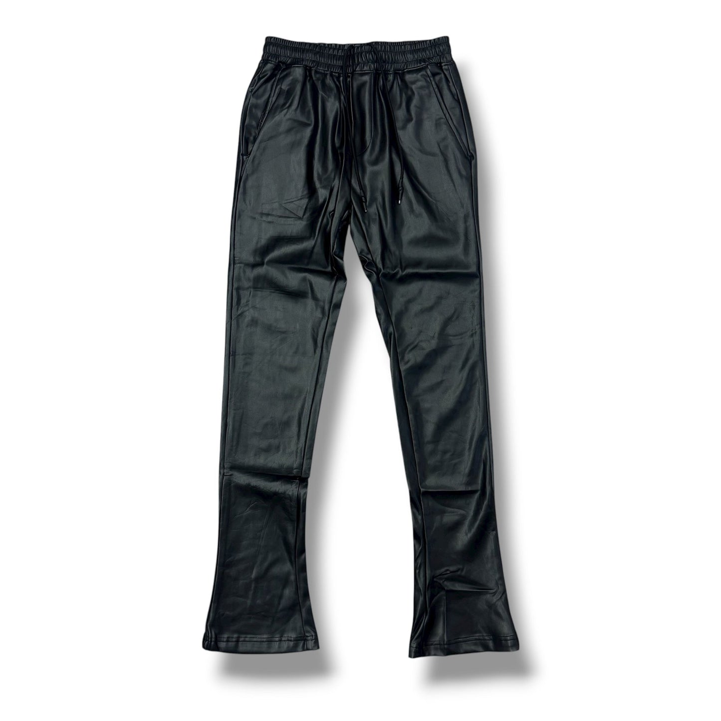 Jordan Craig Pu leather Black Pants