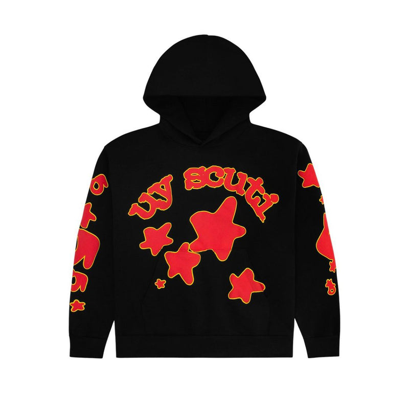 Sp5der X UY Scuti Box Set 3 " Black Hoodie "