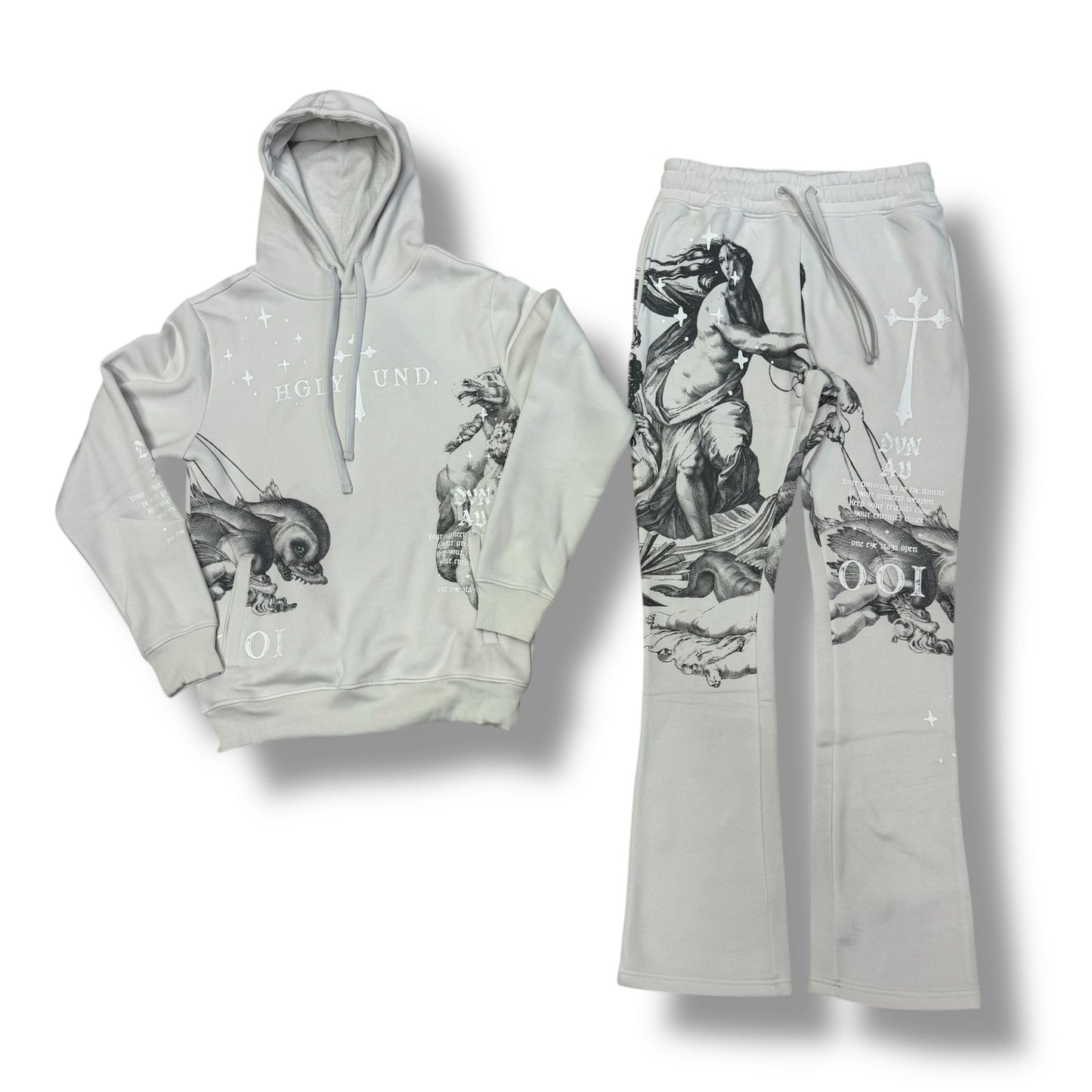 Highly Divine Aura Cloud   Pullover Jogger Set