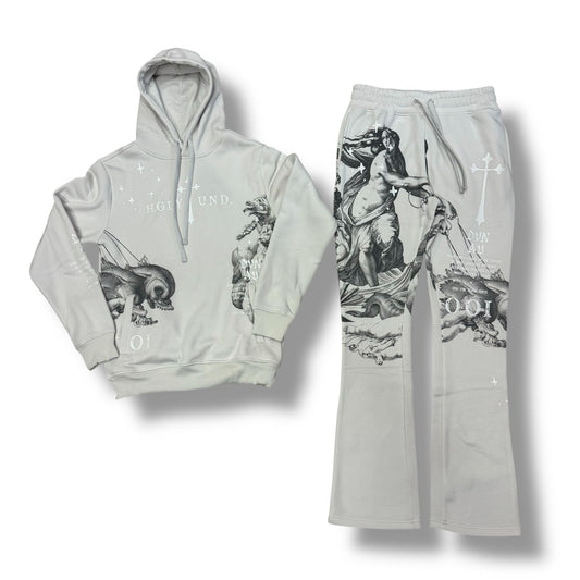 Highly Divine Aura Cloud   Pullover Jogger Set