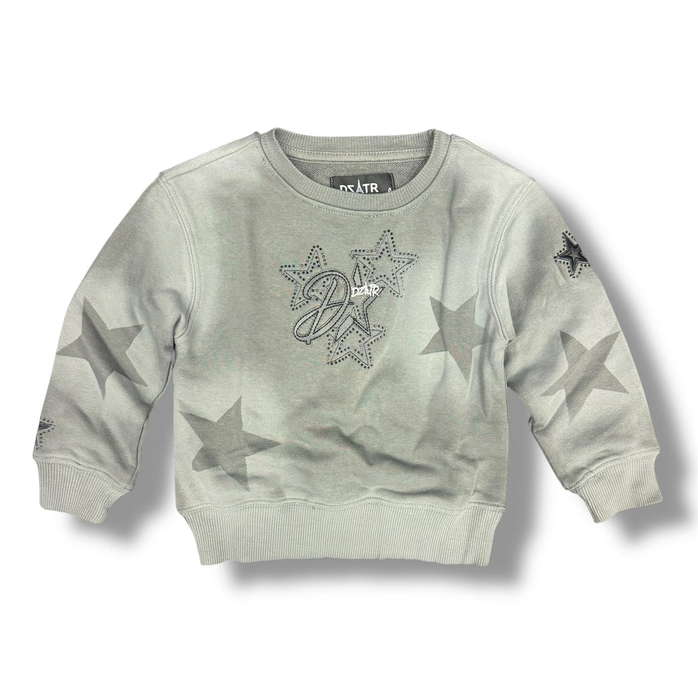 Disaster Crew Neck Gray "Kids "