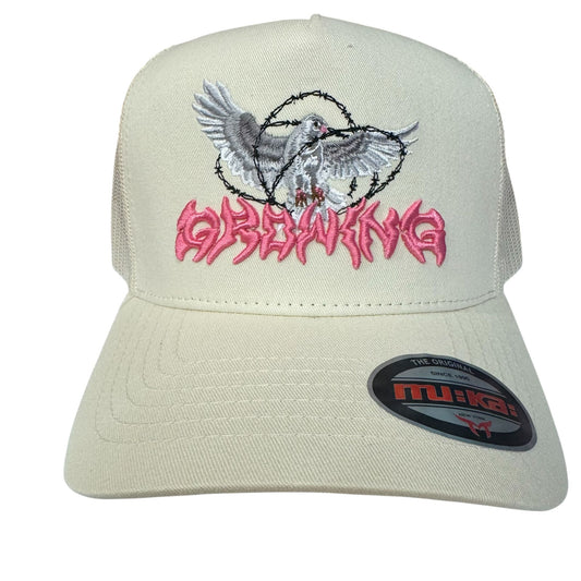 Muka Growing Dove Ivory Snapback Hat