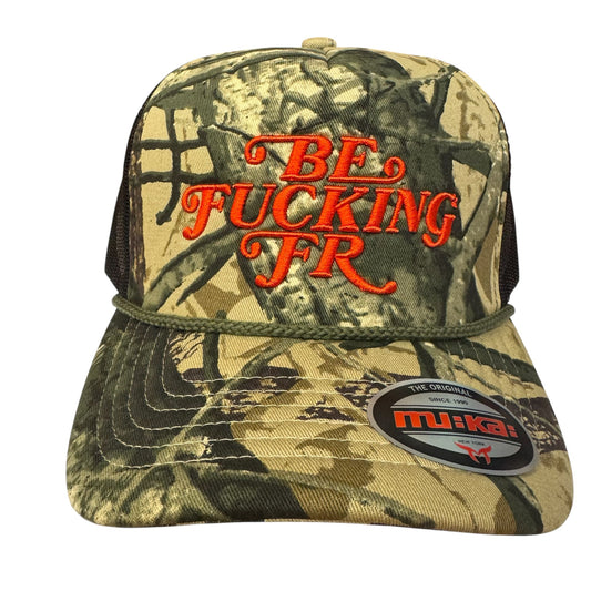 Muka Be Fucking Camo Snapback Hat