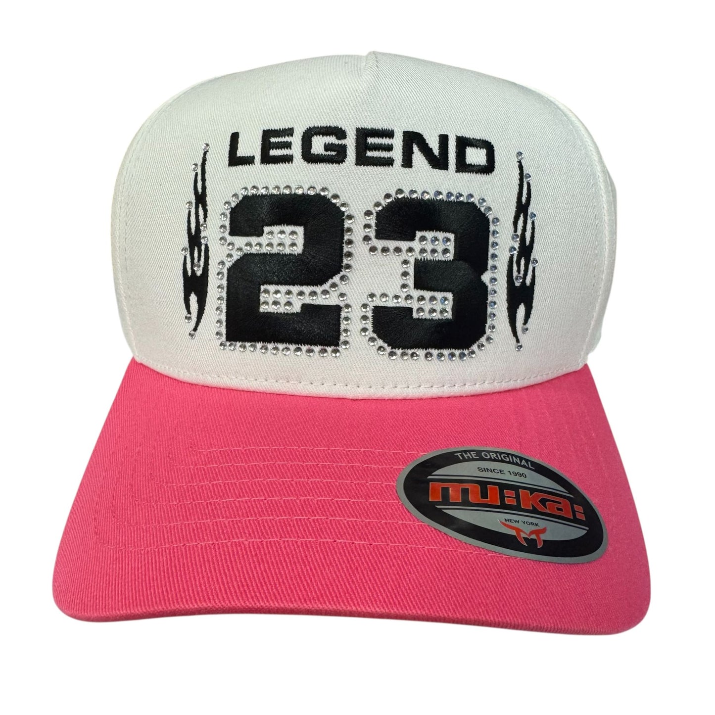 Muka Legend 23 Stone White/Pink Snapback Hat