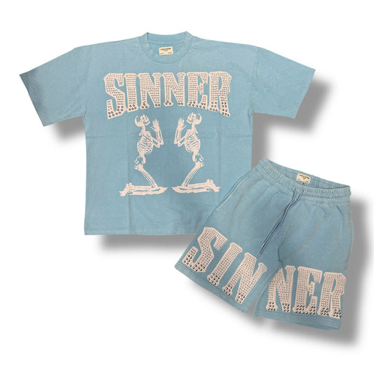 Fwrd Skeleton Sinner C.Blue Short set