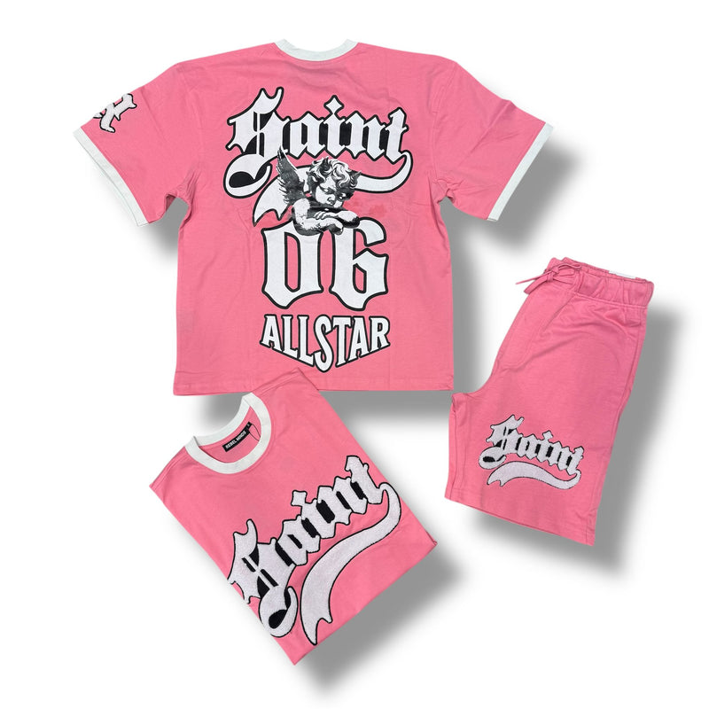 Rebel Minds Saint Pink Short Set