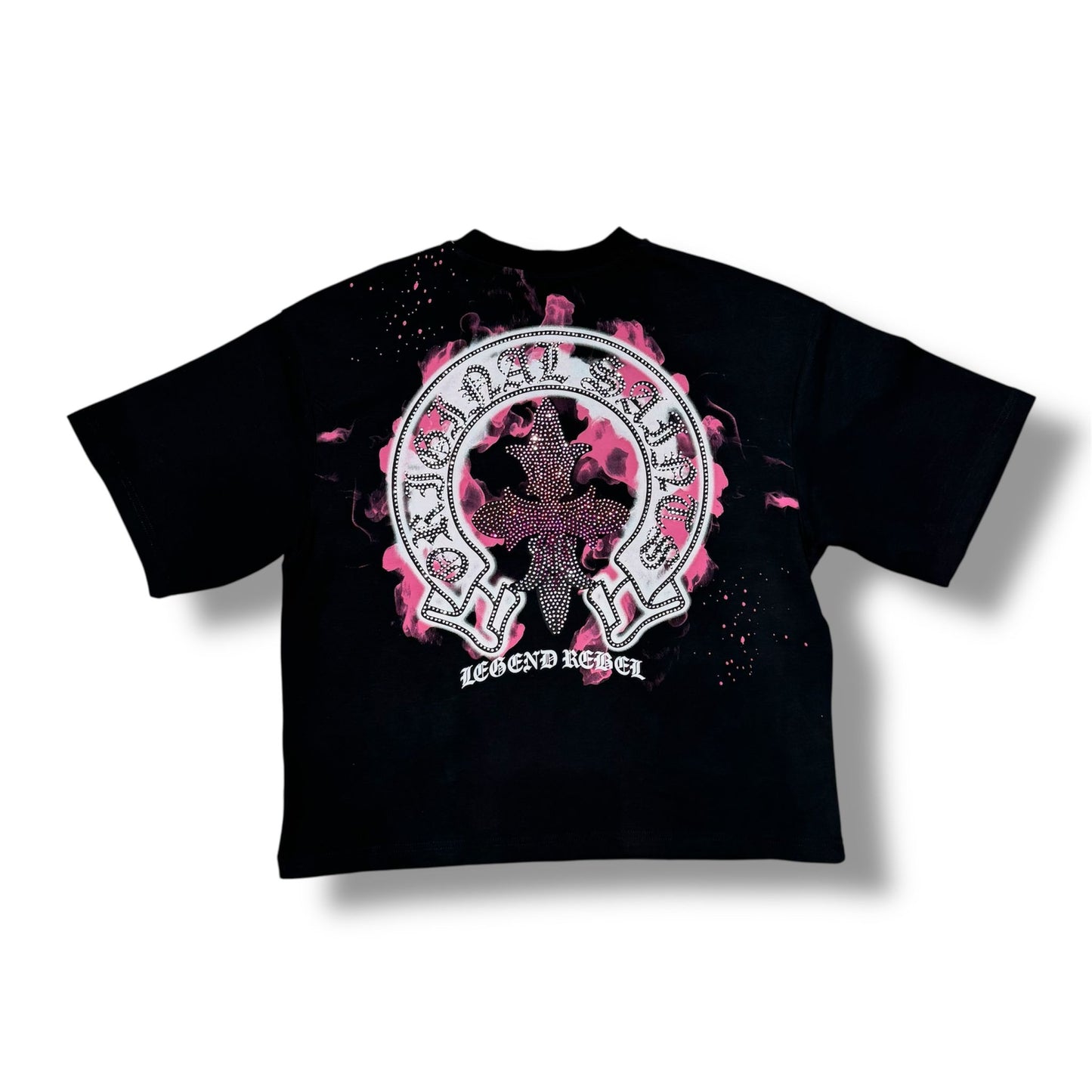 Rebel Minds Original Saints Interlock Men's T-Shirt Black