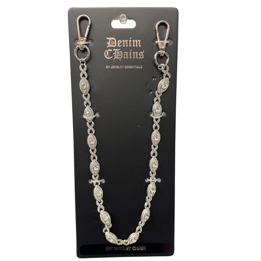Iced Evil Jeans Chain 22" Silver (Wallet Chain) "276"
