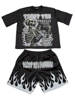 Focus Trust The Process Short Set Black