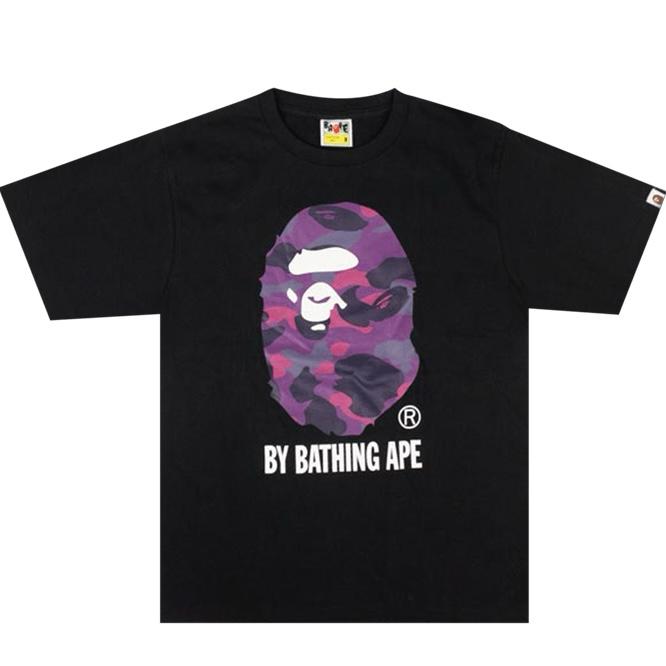 BAPE Color Camo By Bathing Ape Tee (SS22) Black Purple