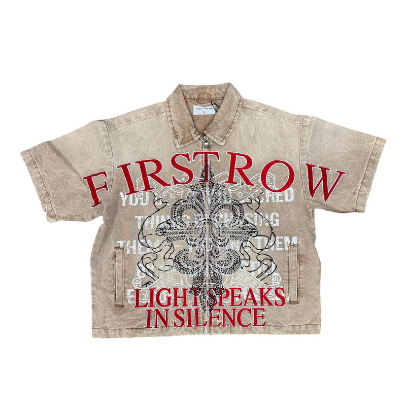 First Row Jeans Jacket Khaki