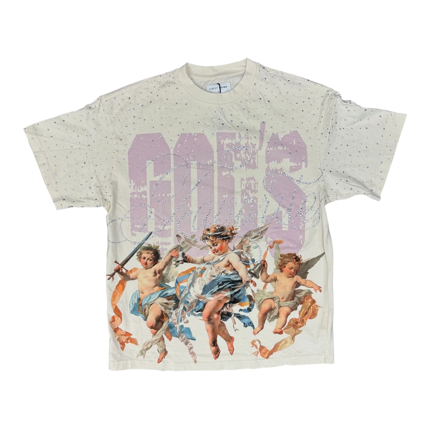 First Row Ecru T-Shirt