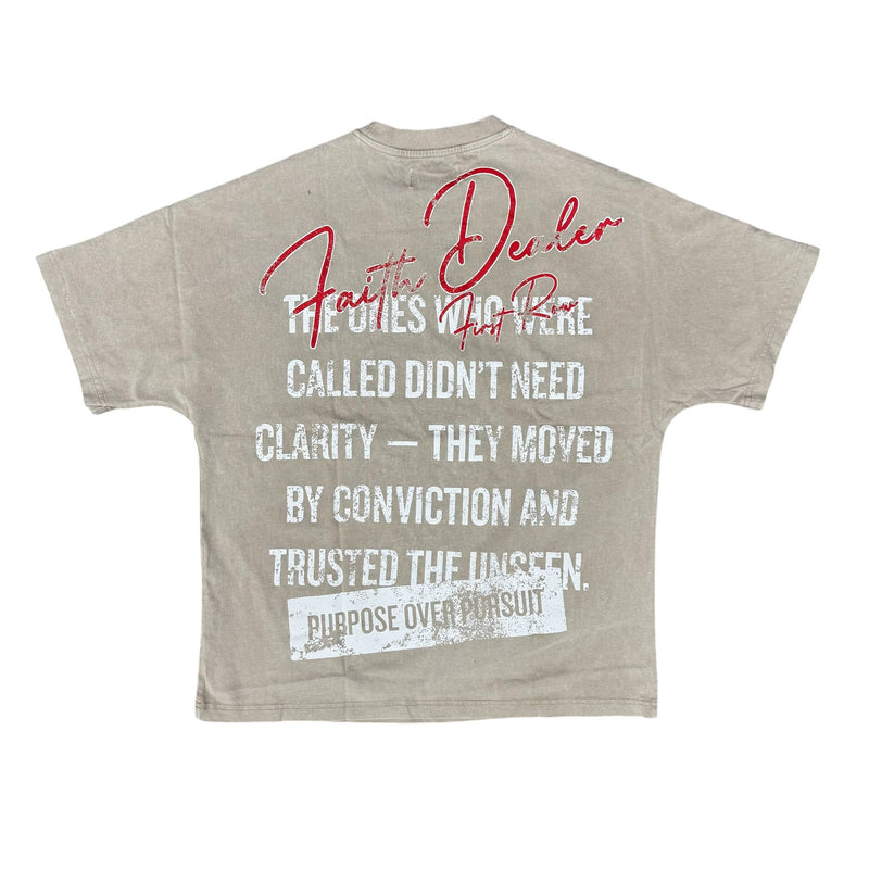 First Row Khaki T-Shirt