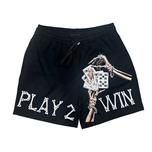 Streetz Watching Play To Win Black Shorts