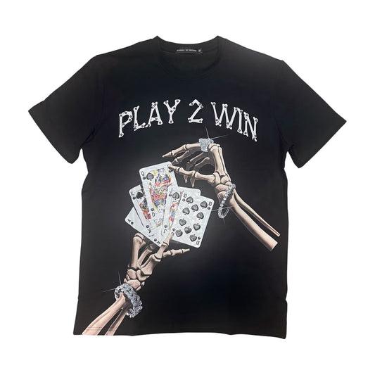 Streetz Watching Play To Win Black T-Shirt