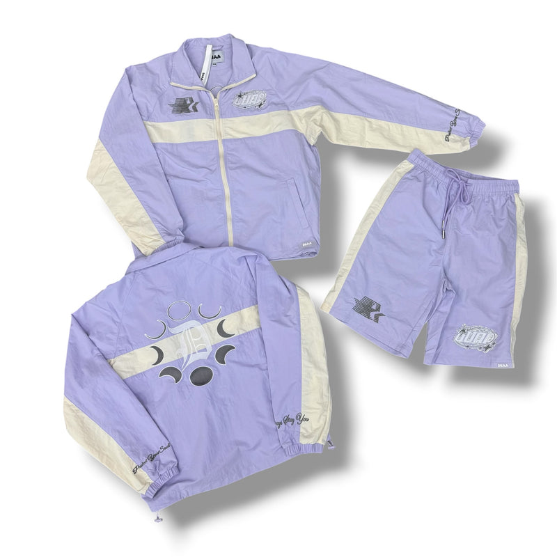 DUAA Nebula Short Set With Jacket Lavender