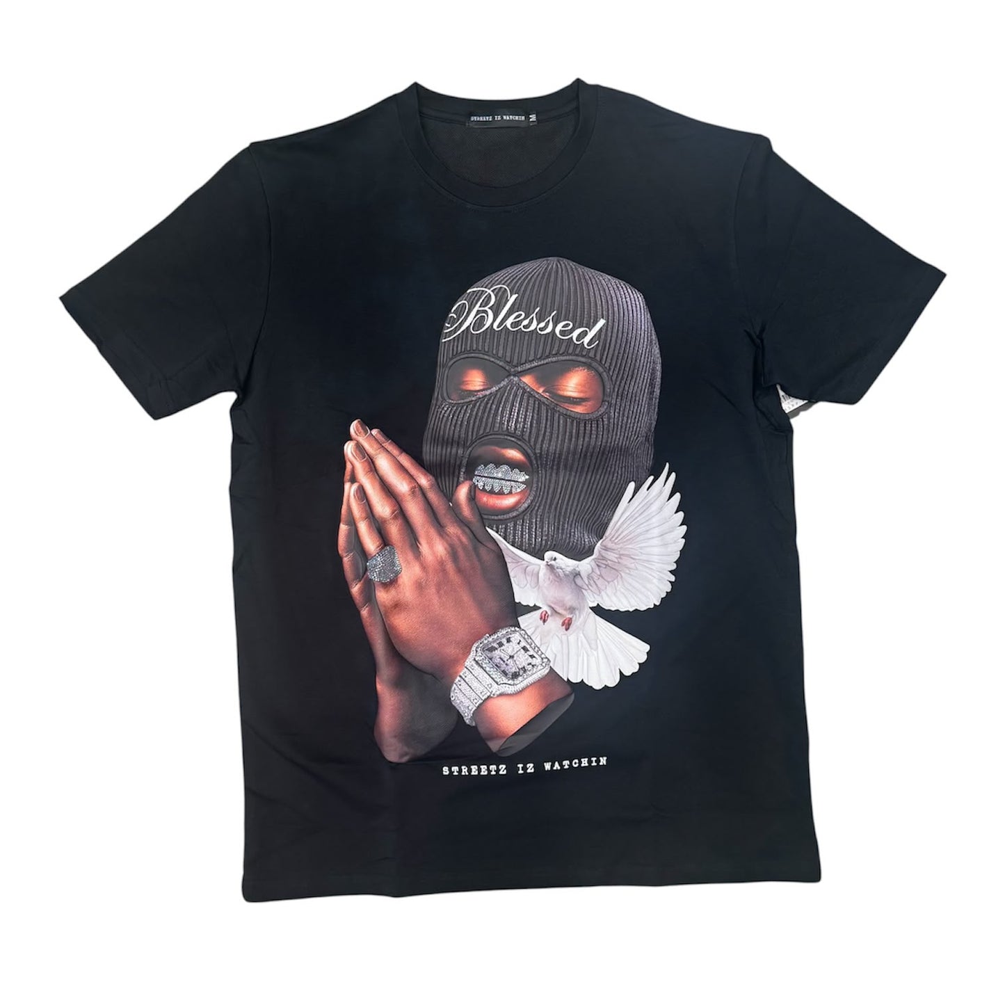 Streetz Watching Blesses 3 Black T-Shirt