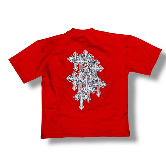 Fwrd T-Shirt Crystalized Red/White
