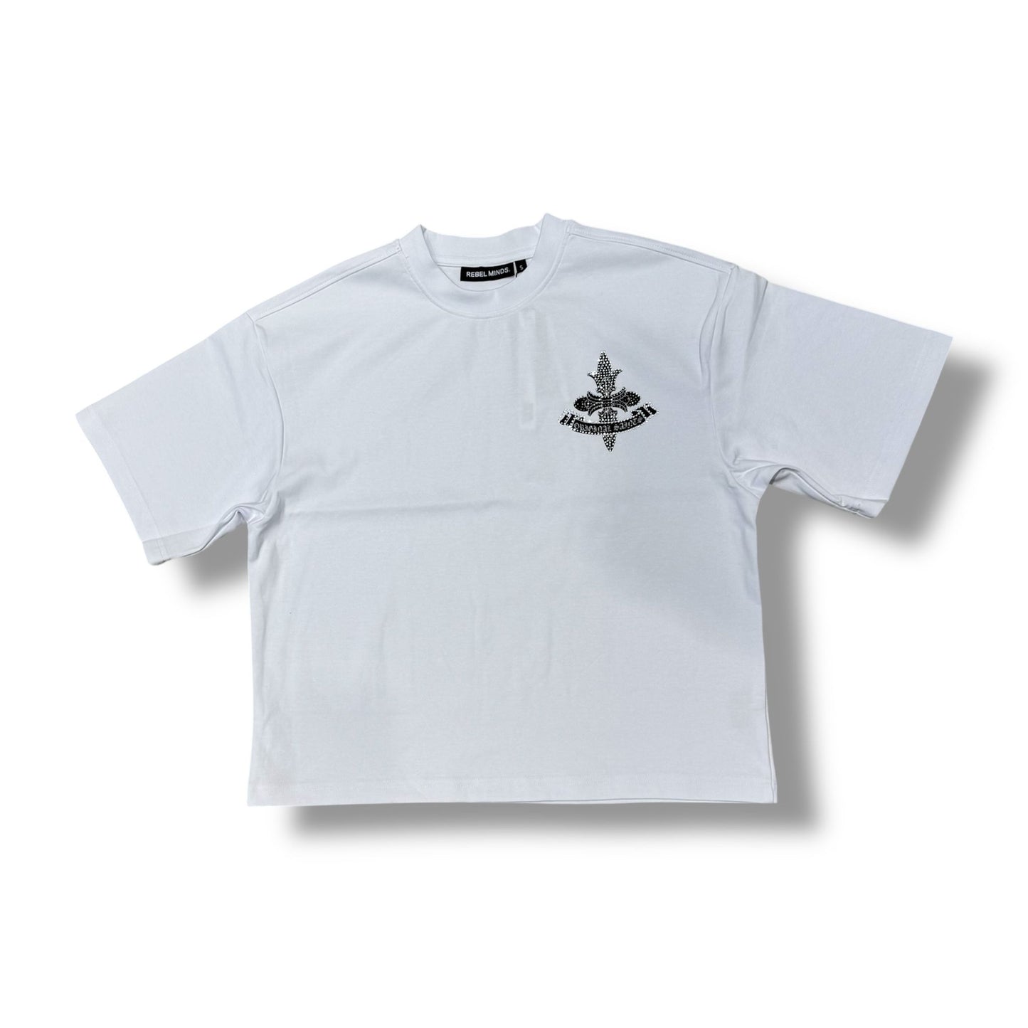 Rebel Minds Original Saints Interlock Men's T-Shirt White