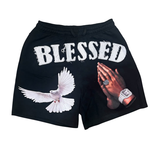 Streetz Watching Blesses 3 Black Shorts