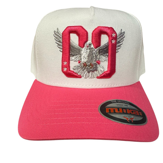 Muka OO Dove White/Pink Snapback Hat