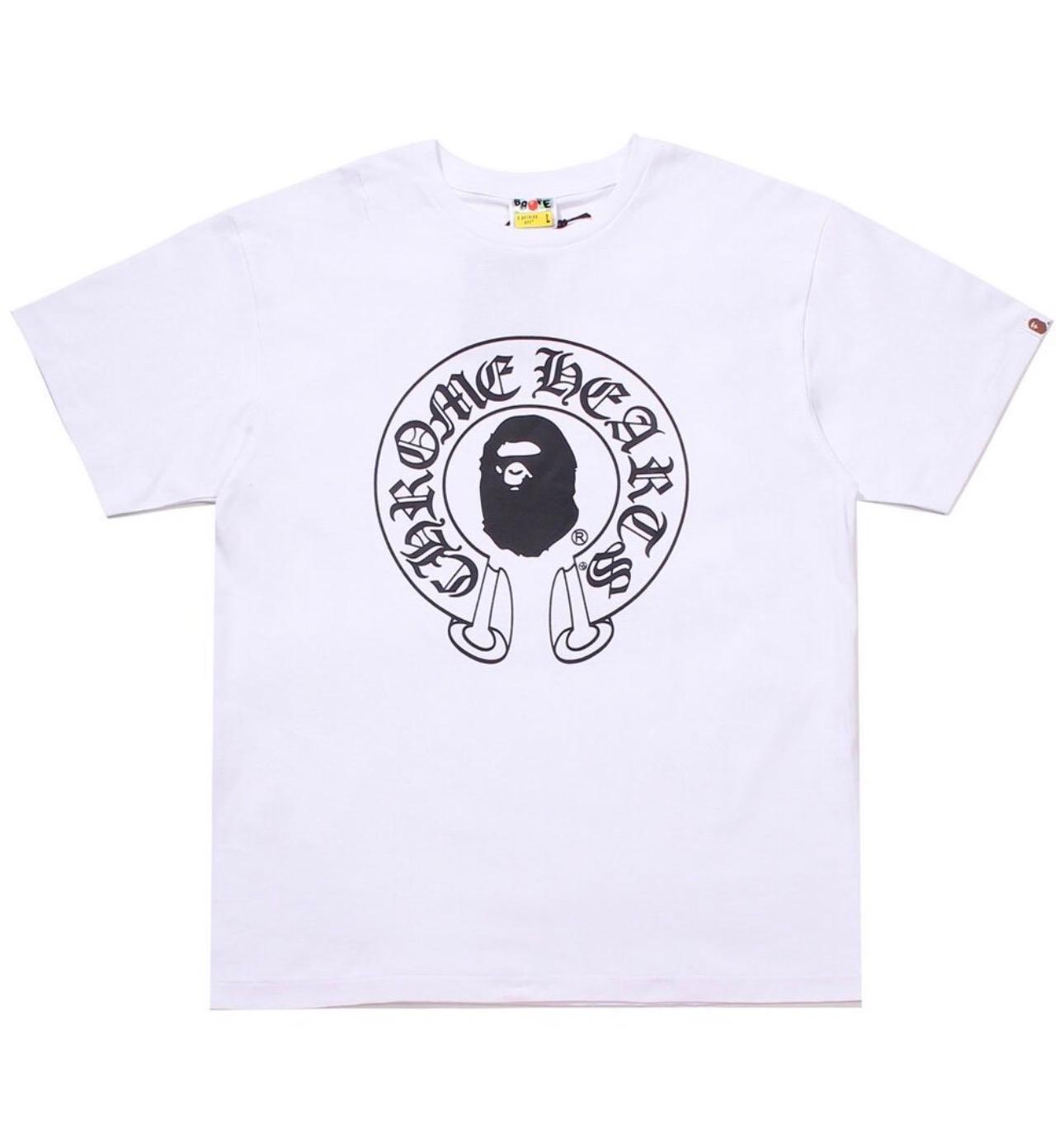BAPE x Chrome Hearts T-Shirt 'White'