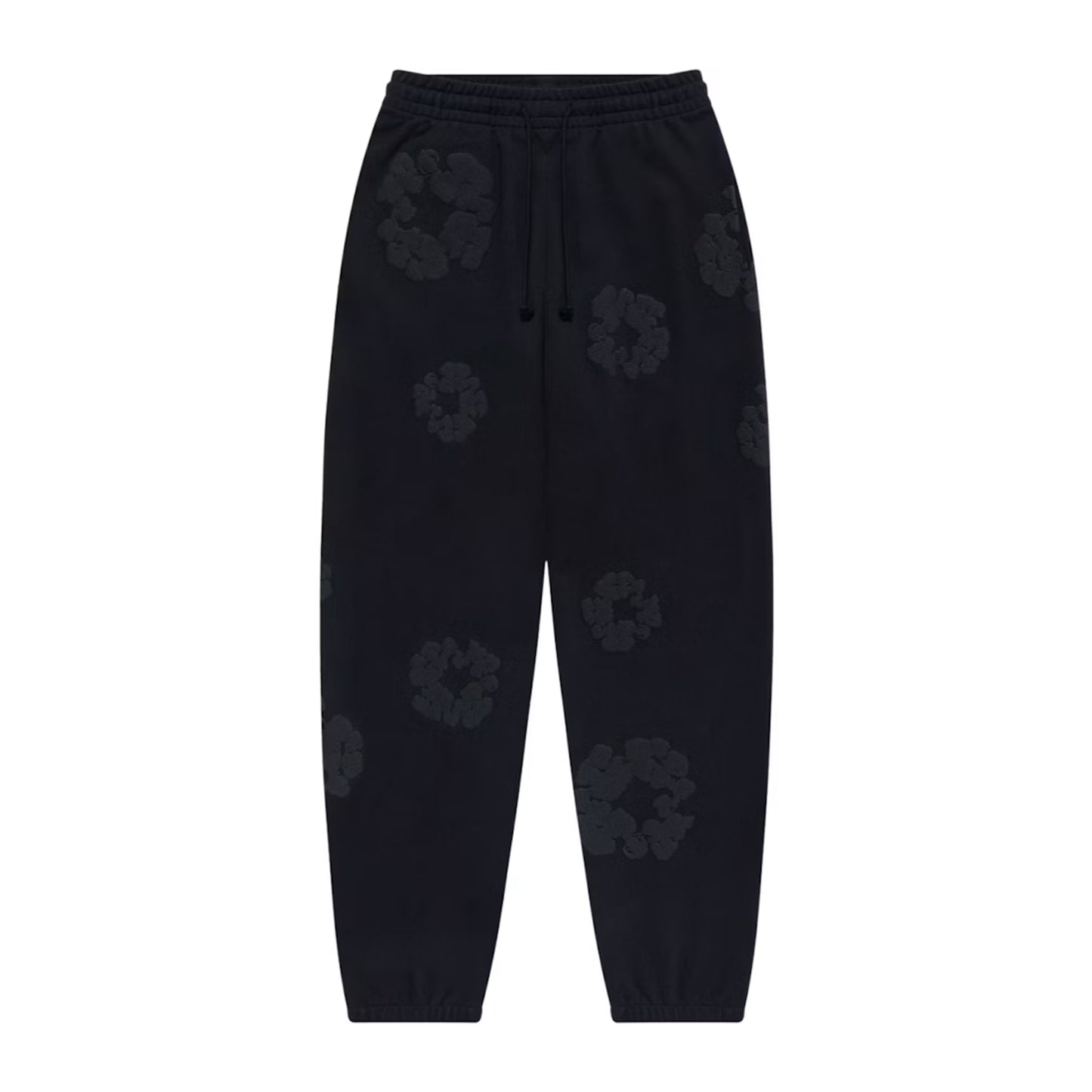 Denim Tears The Cotton Wreath Sweatpants Monochrome Black/Black
