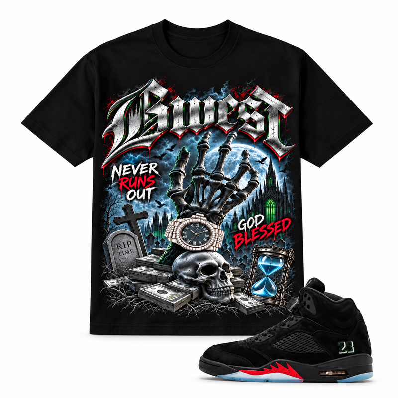 G West God Blessed  Black T-Shirt