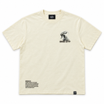 Denimicity Goatest OF All Stoned Oversize Cream/Brown T-Shirts
