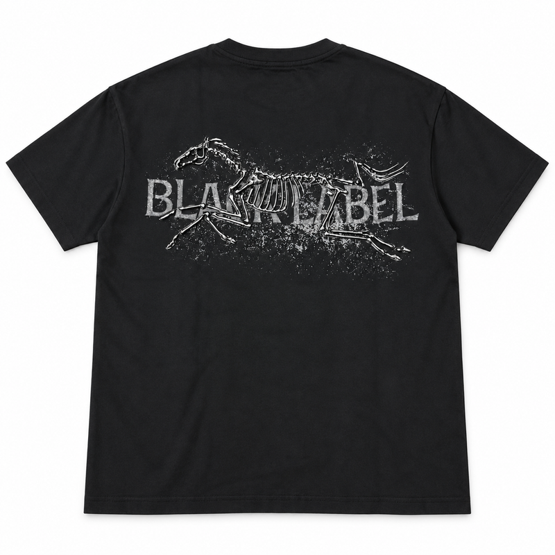 Black Label Run Black T-Shirts