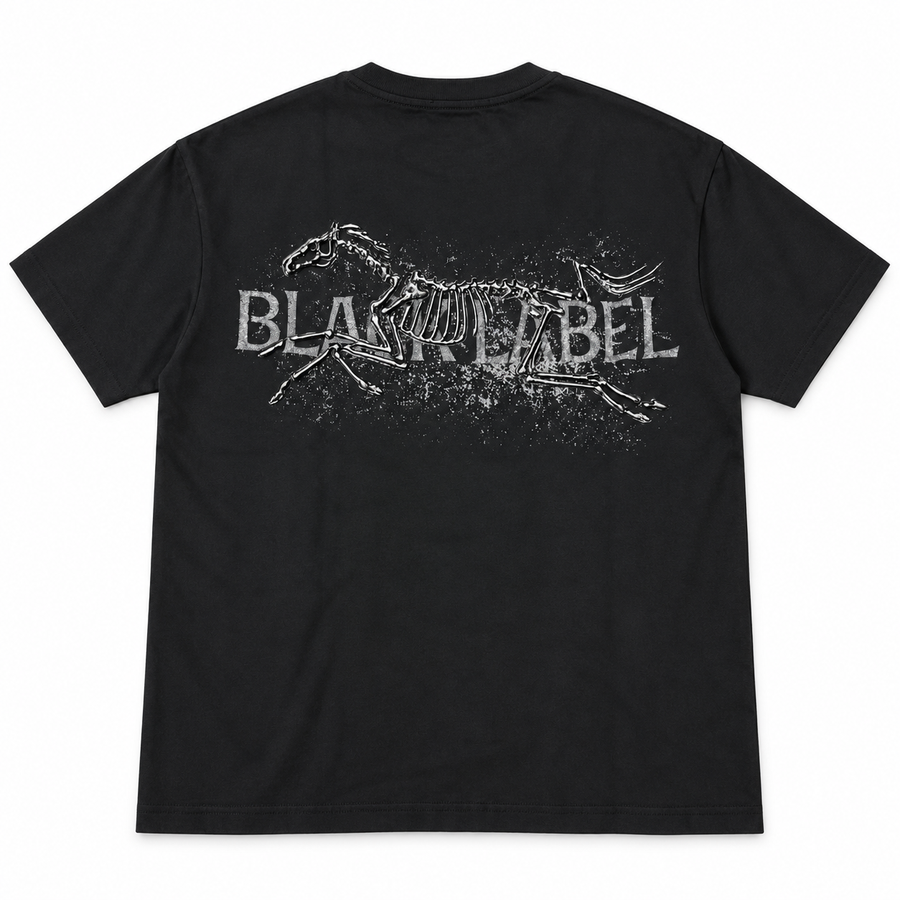 Black Label Run Black T-Shirts