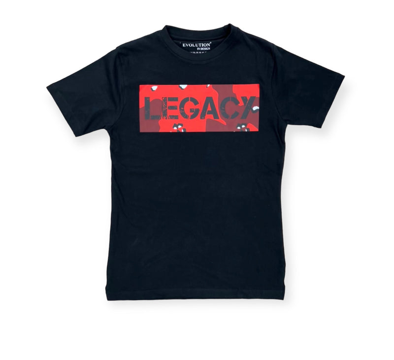 EVOLUTION LEGACY BLACK T-SHIRT