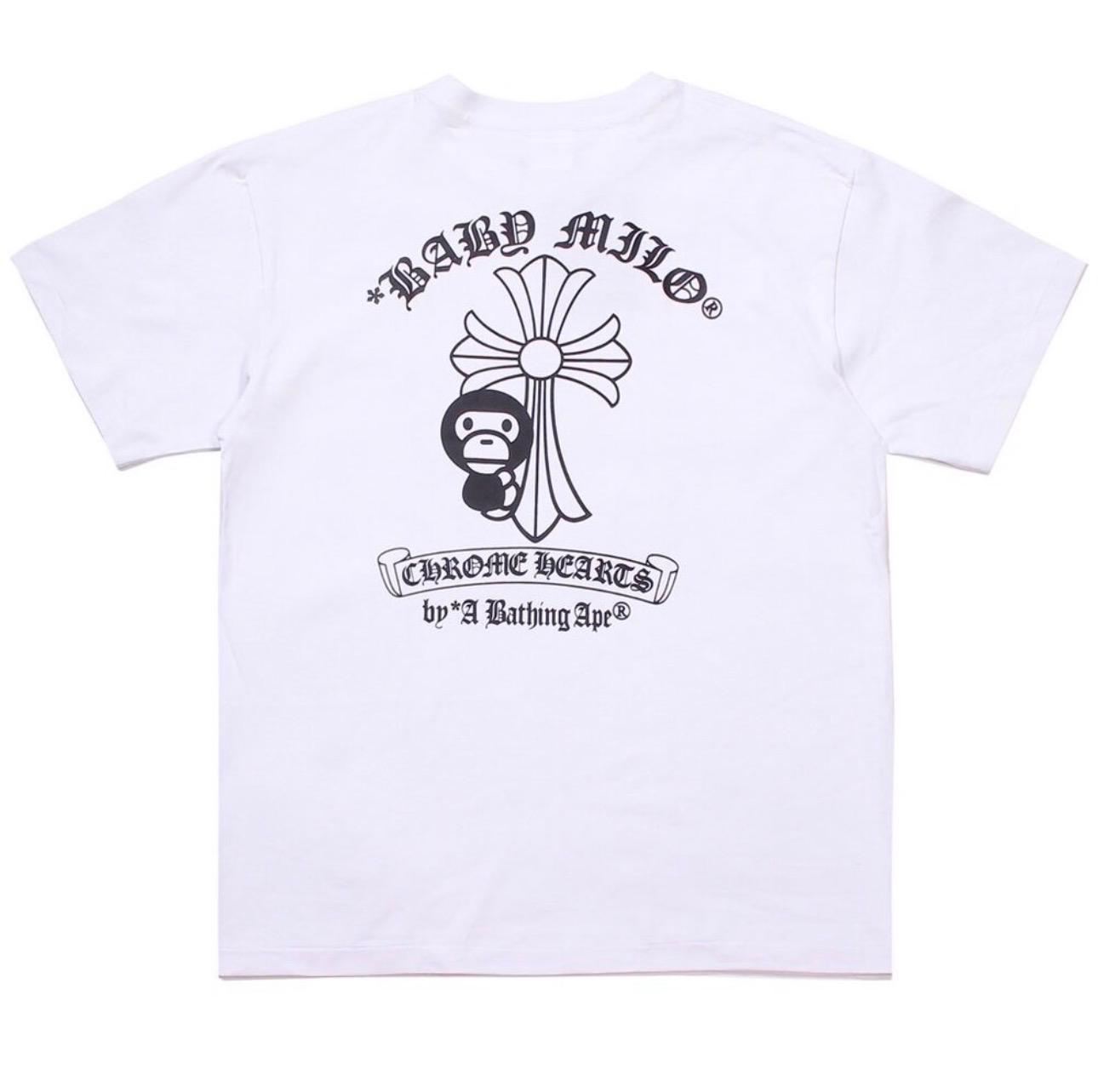 BAPE x Chrome Hearts T-Shirt 'White'