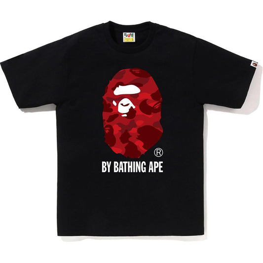 BAPE Color Camo By Bathing Ape Tee (FW22) Black Red Men's - FW22